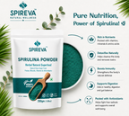 Natural Spirulina Powder – Protein & Antioxidant Rich Superfood for Immunity, Energy & Wellness | 100% Natural