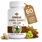 Spireva Kama Shakti Capsules – Ayurvedic Herbal Supplement for Strength, Energy & Vitality | Natural Stamina & Wellness Support for Men | 60 Capsules