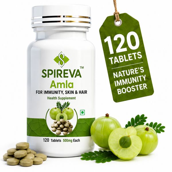 Natural Amla Tablets | Ayurvedic Vitamin C & Immunity Support Supplement | Herbal Wellness Tablets