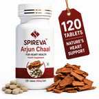 Spireva Arjuna Chaal Tablets | Ayurvedic Herbal Supplement for Heart & Wellness Support