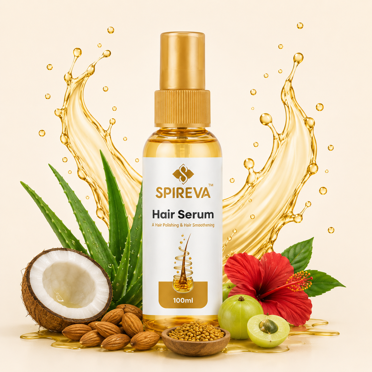 SPIREVA Hair Serum – Hair Polishing & Hair Smoothing Solution