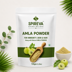 SPIREVA Natural Amla Powder | Vitamin C Rich Ayurvedic Superfood for Immunity, Skin, Hair & Digestion | Herbal Wellness Supplement