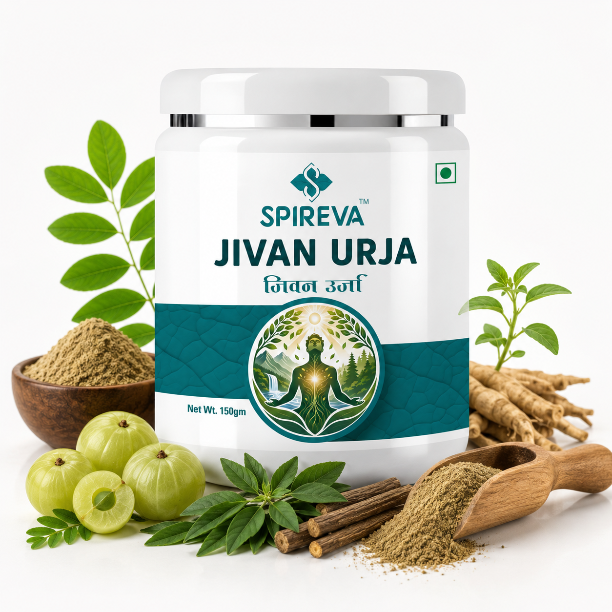 SPIREVA Jivan Urja Nutrition Powder | Natural Health Drink for Energy & Immunity