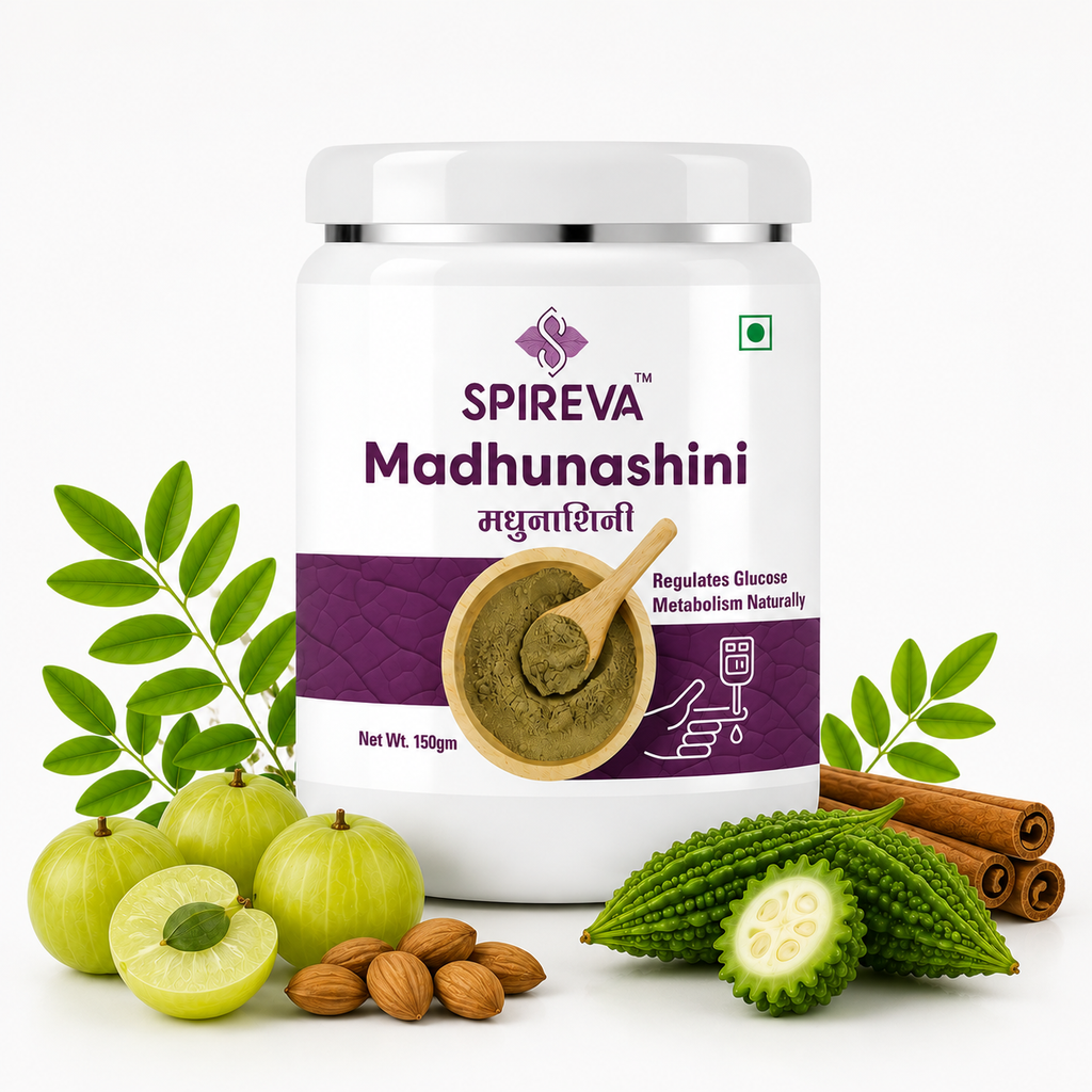Spireva Madhunashini Herbal Powder | Natural Glucose Metabolism Support | Ayurvedic Wellness Supplement | 150gm