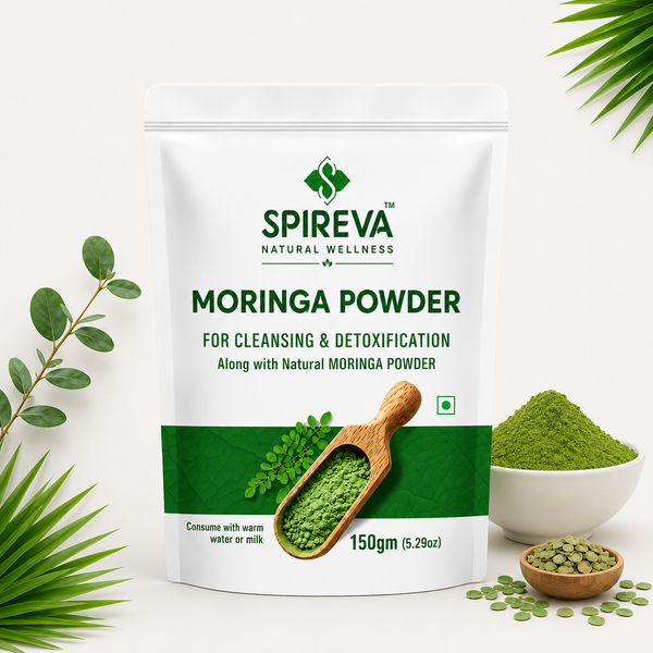 SPIREVA Natural Moringa Leaf Powder