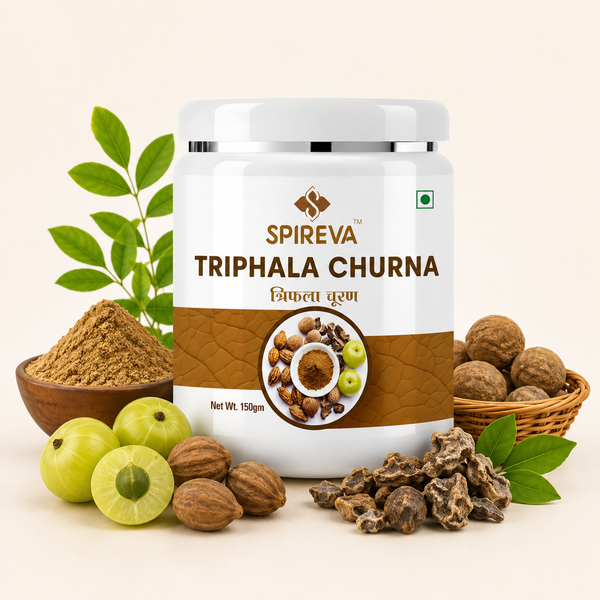 Spireva Triphala Churna | Ayurvedic Digestive & Detox Herbal Powder | Natural Wellness Supplement | 150gm