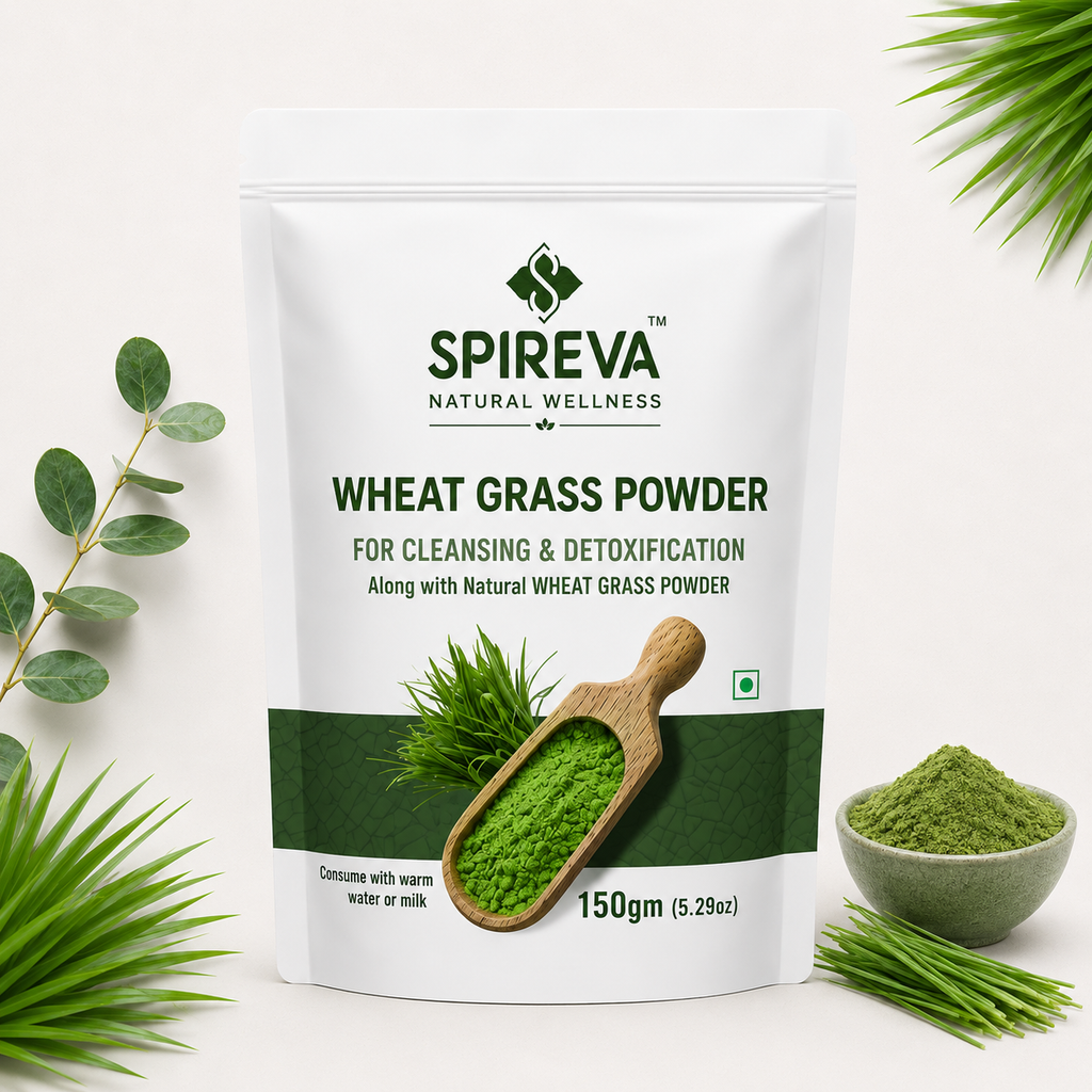 Natural Wheatgrass Powder | Ayurvedic Green Superfood Supplement | Rich in Nutrients & Antioxidants