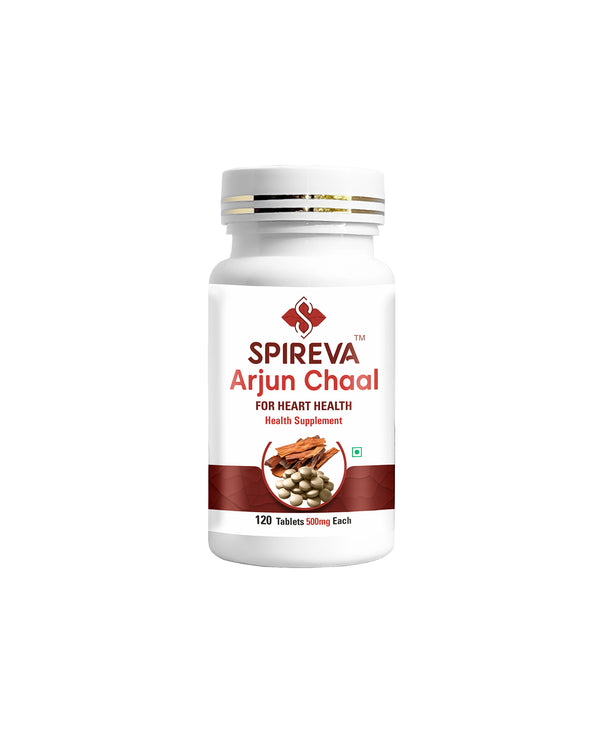 Spireva Arjuna Chaal Tablets | Ayurvedic Herbal Supplement for Heart & Wellness Support