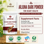 SPIREVA Arjun Chaal Powder | Ayurvedic Herbal Powder for Heart Health, Blood Pressure & Cardiovascular Wellness