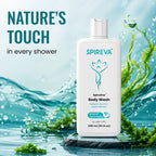 SPIREVA Spirulina Body Wash – Ayurvedic Nourishing Shower Gel for Soft, Fresh & Healthy Skin