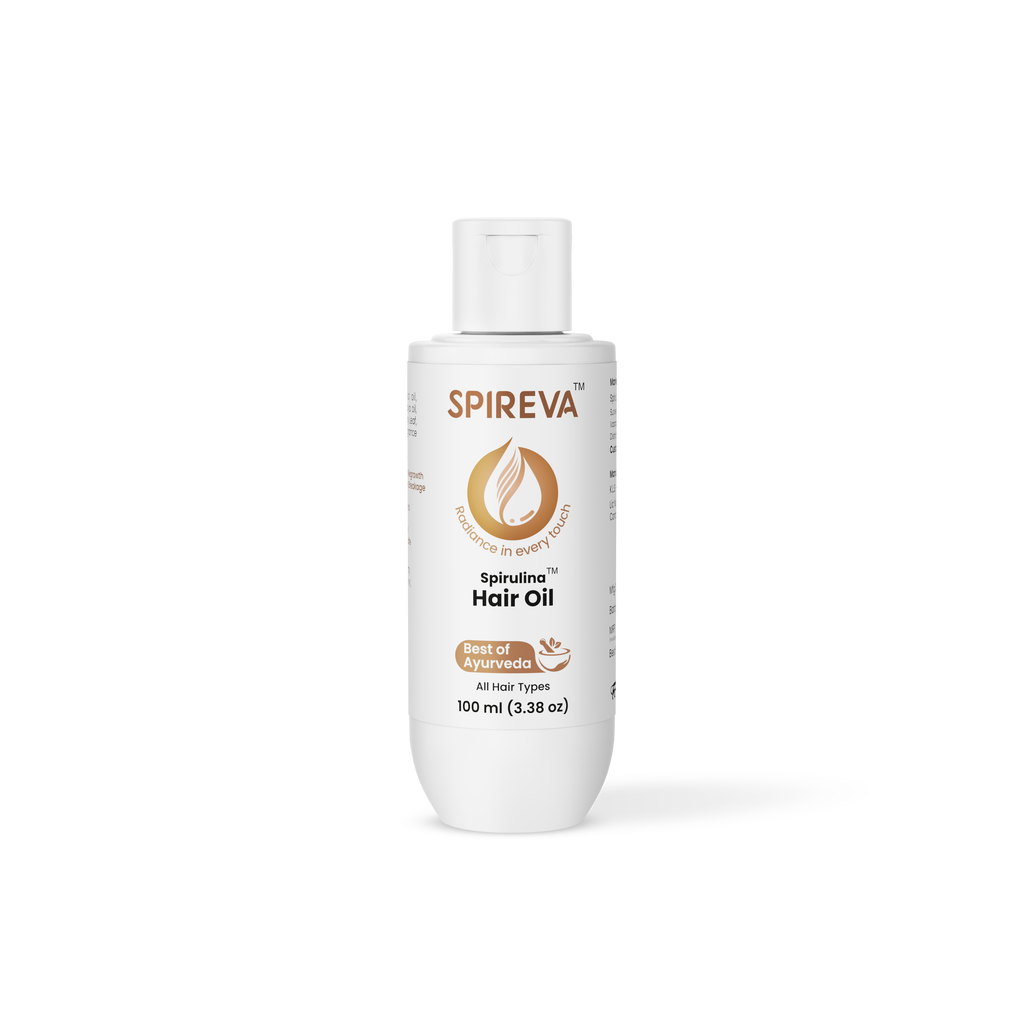 SPIREVA Spirulina Hair Oil – Ayurvedic Hair Care for Strong & Healthy Hair