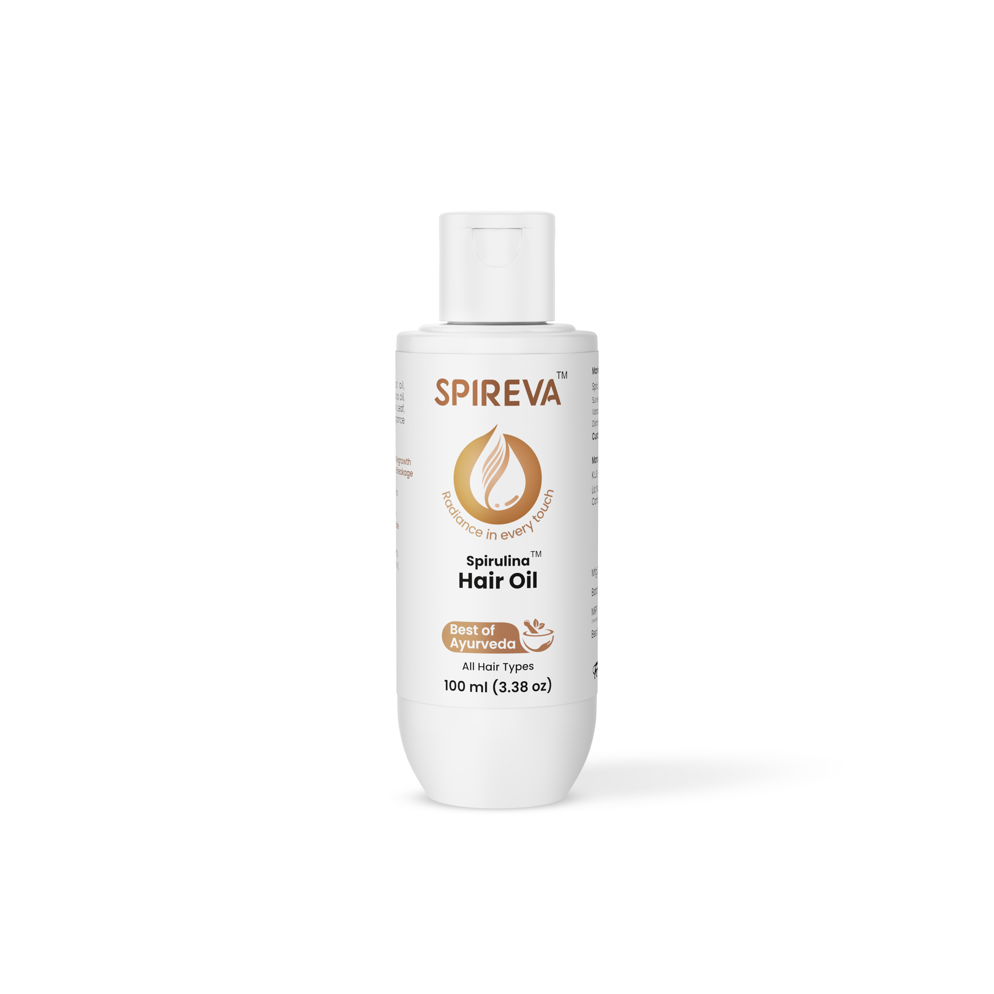 SPIREVA Spirulina Hair Oil – Ayurvedic Hair Care for Strong & Healthy Hair
