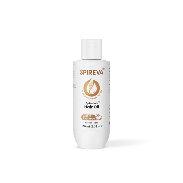SPIREVA Spirulina Hair Oil – Ayurvedic Hair Care for Strong & Healthy Hair