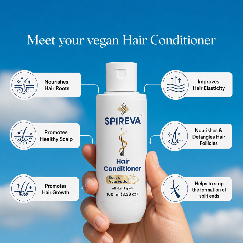 Spireva Ayurvedic Hair Conditioner for Smooth, Strong & Healthy Hair