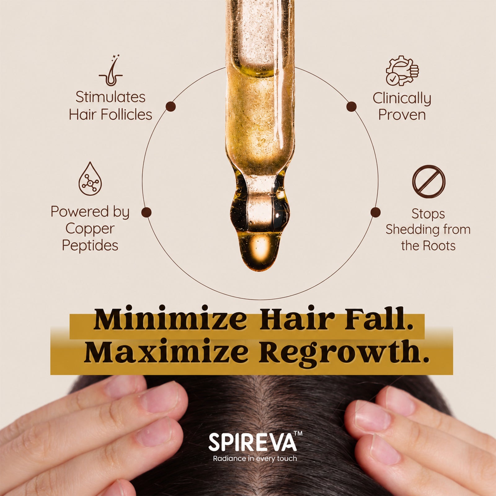 SPIREVA Spirulina Hair Oil – Ayurvedic Hair Care for Strong & Healthy Hair