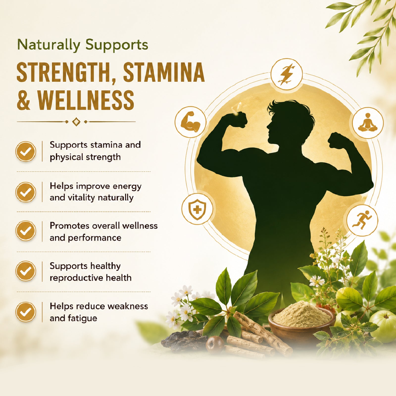 Spireva Kama Shakti Herbal Powder | Natural Vitality & Wellness Support | 150gm