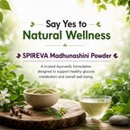 Spireva Madhunashini Herbal Powder | Natural Glucose Metabolism Support | Ayurvedic Wellness Supplement | 150gm