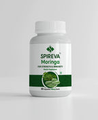 Spireva Moringa Capsules 500mg – Natural Ayurvedic Superfood Supplement for Immunity, Energy & Overall Wellness | Rich in Antioxidants, Vitamins & Nutrients | 60 Veg Capsules