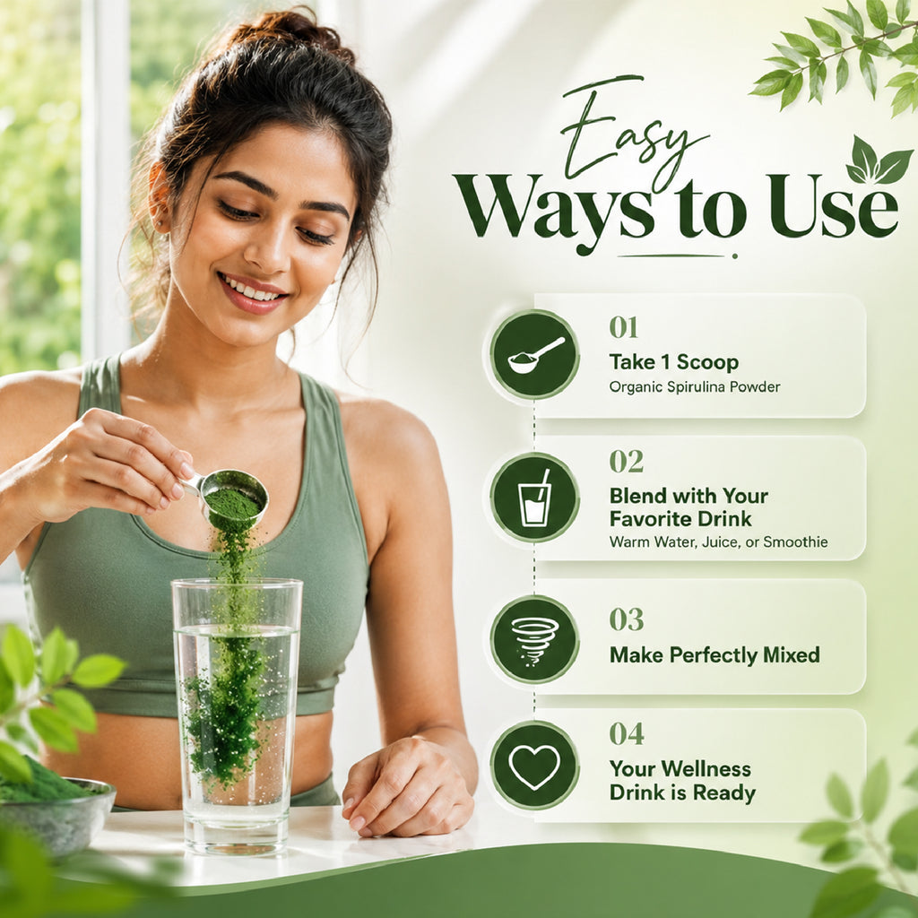 SPIREVA Natural Moringa Leaf Powder
