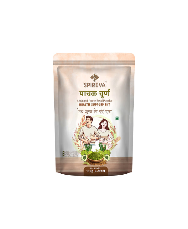 Pachak Churna – Amla & Fennel Seed Digestive Powder for Gut Health & Digestion | Natural Health Supplement