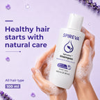 SPIREVA Spirulina Shampoo – Ayurvedic Nourishment for Strong, Silky & Healthy Hair
