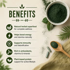 SPIREVA Spirulina Herbal Supplement | Green Superfood for Metabolism, Stamina & Immune Support