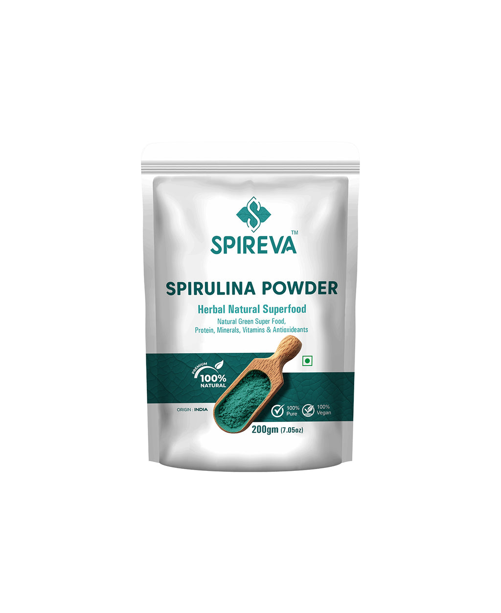 Natural Spirulina Powder – Protein & Antioxidant Rich Superfood for Immunity, Energy & Wellness | 100% Natural