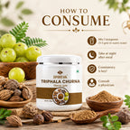 Spireva Triphala Churna | Ayurvedic Digestive & Detox Herbal Powder | Natural Wellness Supplement | 150gm