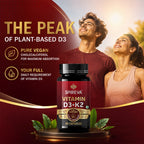 SPIREVA Vitamin D3 with K2 MK7 | High Potency Bone Strength & Calcium Absorption Support
