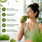 Natural Wheatgrass Powder | Ayurvedic Green Superfood Supplement | Rich in Nutrients & Antioxidants