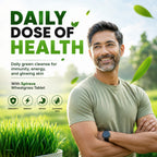 SPIREVA Pure Wheatgrass Tablets | Ayurvedic Superfood for Detox, Immunity & Weight Management